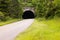 Country Road and Tunnel along Blue Ridge Parkway