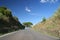 Country road in Tuscany Italy.