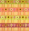 Country seamless pattern with fence and flowers