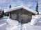 Country Snow Outhouse