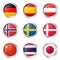 Country - Sticker: Germany, Spain, Austria, ...