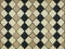 Country vintage black and brown diamond pattern ceramics tile flooring