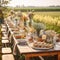 Countryside Chic Dining Setup