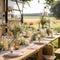 Countryside Chic Dining Setup
