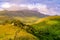 Countryside of Coron - Amazing view from Mount Tapyas on Busuanga Island at sunset - tropical destination with paradise landscape