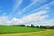 Countryside farm field landscape