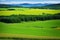 Countryside field in Hokkaido, Japan made with Generative AI