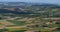 The countryside and Gergovie from the Gergovie plateau, Puy-de-Dome, Auvergne, France