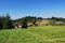 Countryside with hamlets on Beskydy Mts.