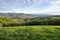 Countryside landscape at dawn in the Monts du Lyonnais