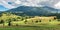 Countryside landscape in dramatic light