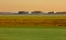 countryside landscape in the plain in Veneto Italy.