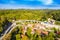 Countryside landscape with Rastoke village near Slunj in Croatia