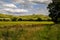 Countryside landscape view in Wiltshire, UK.