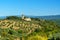 Countryside landscape whith church near San Casciano Val di Pesa. Tuscany. Italy