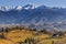 Countryside mountain landscape