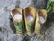 Countryside natural bamboo cups for drinking milk