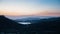 Countryside near Porto Koufo harbor at sunset in Sithonia