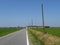 Countryside near Vercelli, Italy, at summer