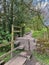 Countryside path with stile