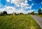 Countryside road with nice clouds