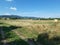 Countryside scene with hay bales