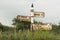 Countryside signpost in rural England