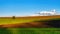 Countryside spring panorama agriculture field