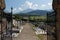 A countryside village cemetery