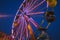 County Fair at night Ferris Wheel on the Midway