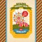 County fair vintage invitation card