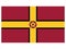 County Flag of Northamptonshire, England