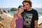 Couple and Alteirinhos beach