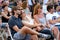 A couple from the audience watch a convert at Vida Festival