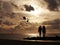 Couple at the beach