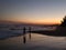 Couple on beach sunset Costa Rica