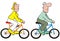 Couple-bicycle