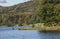 Couple in boat fishing in Esthwaite Water in the Lake District