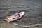 Couple in a boat outdoors