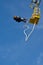 Couple Bungee jumping