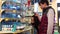 Couple buying siamese fighting fish