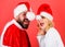 Couple celebrate winter holiday christmas party. Christmas masquerade karnival concept. Couple cheerful face celebrate