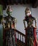 A couple character of Wayang Golek as traditional puppet show in Indonesia