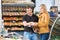 Couple Checking Product Ingredients At Butcher\'s