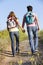 Couple on country walk