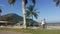 Couple cycling along Caraguatatuba coast