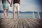 Couple on a dock