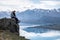 Couple enjoys beautiful mountain scenery in New Zealand