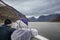 Couple on the fiord cruise