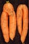 Couple of the funny carrots